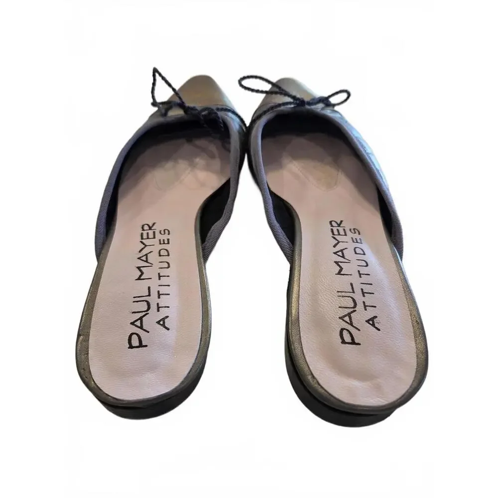 Paul Mayer Attitudes Quilted Slip-On Mule Shoe Size 8 NIB (New)‎